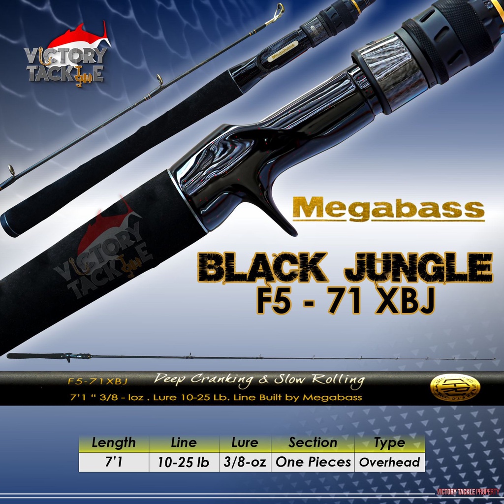 JORAN PANCING | MEGA BASS BLACK JUNGLE THE DESTROYER F5-71XBJ