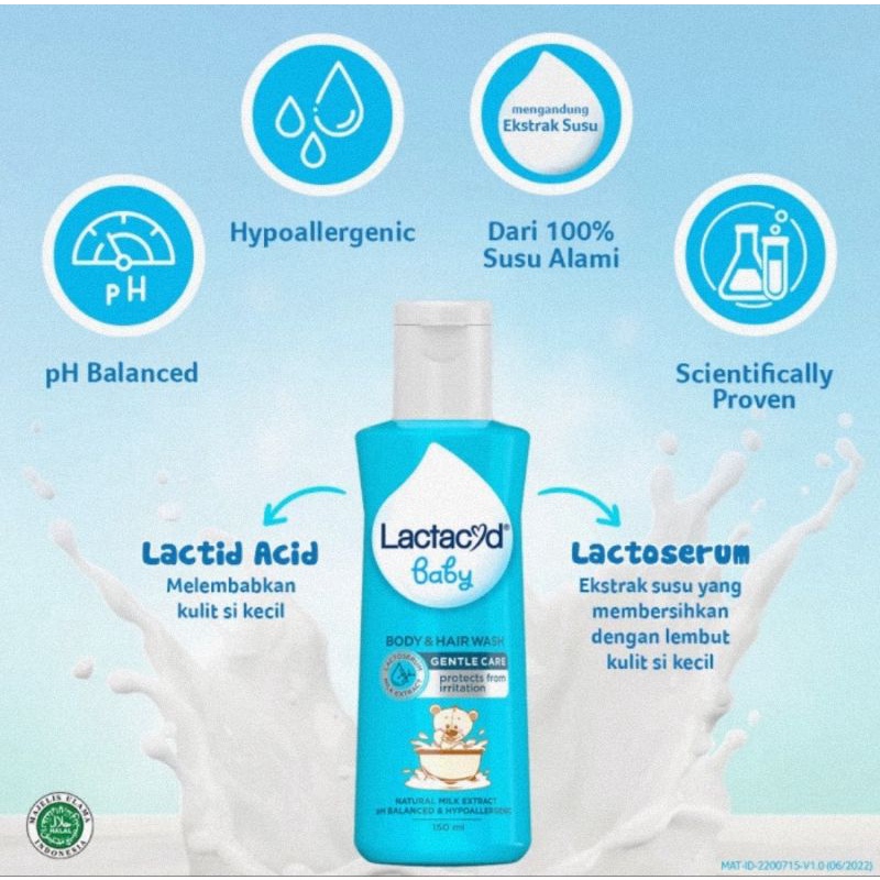 Lactacyd Baby Gentle Care 60 ml - Sabun Bayi Melindungi Dari Iritasi