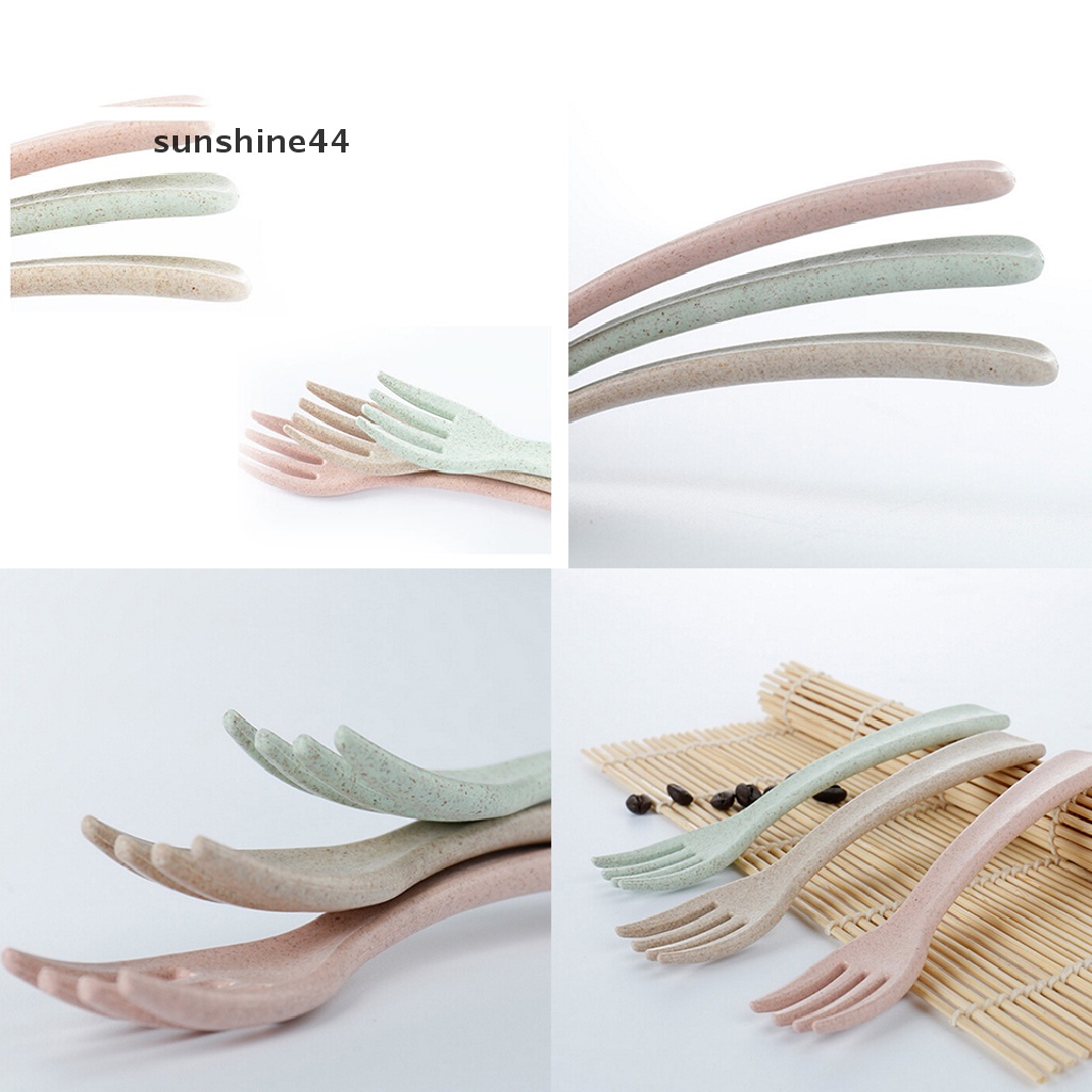 Sunshine Garpu Makan Bayi Bahan Pp Food Grade Ramah Lingkungan