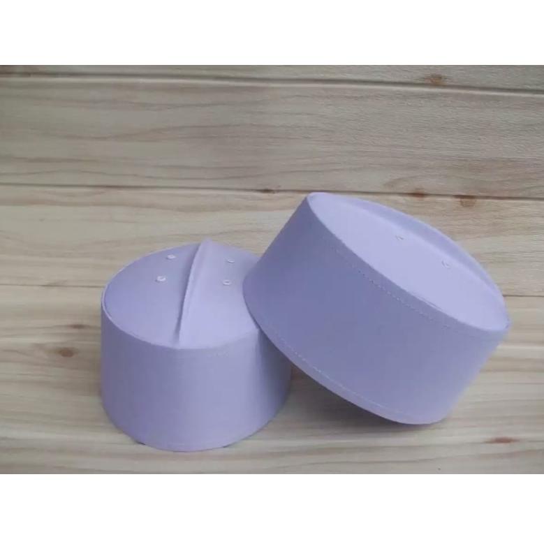 [KODE WYGLS] Peci asagofah, peci haji ,peci putih polos , songkok nasional