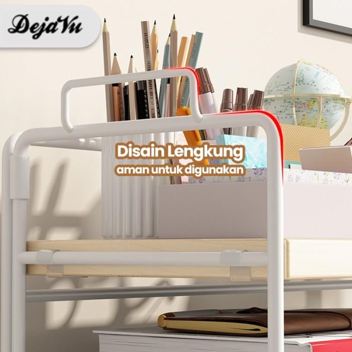 Dejavu Rak Buku Meja Susun Rak Kayu Besi Minimalis Serbaguna HRB103