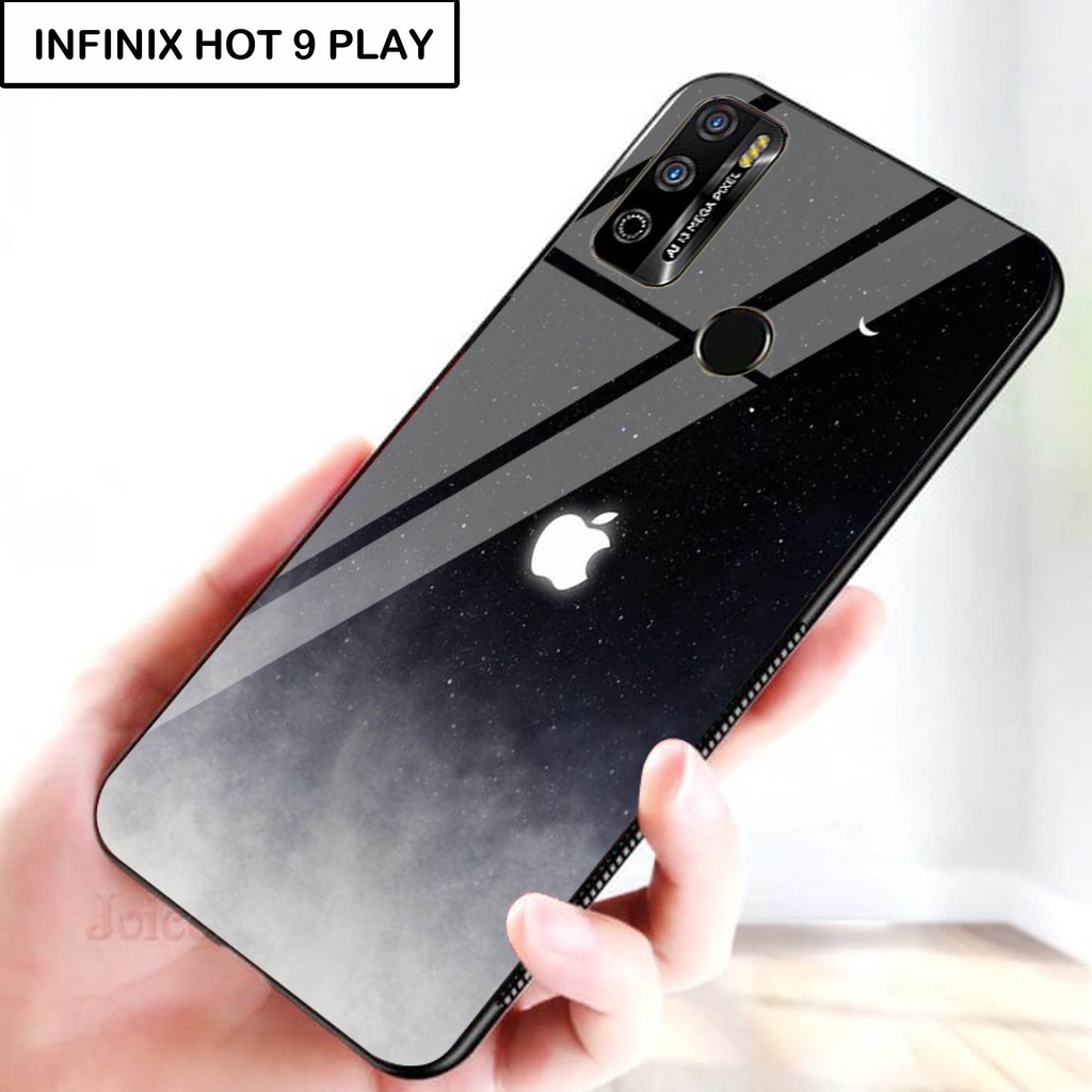 Softcase Kaca For INFINIX HOT 9 PLAY - Case Handphone INFINIX HOT 9 PLAY [T01].