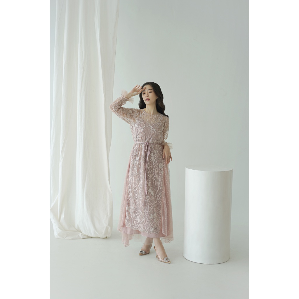 Aura Label - Emery Dress in Pink