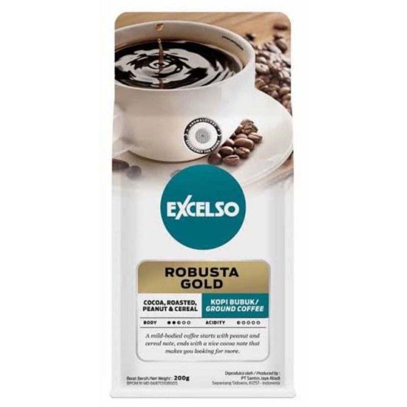 

EXCELSO Robusta Gold Kopi Bubuk (200 gram)