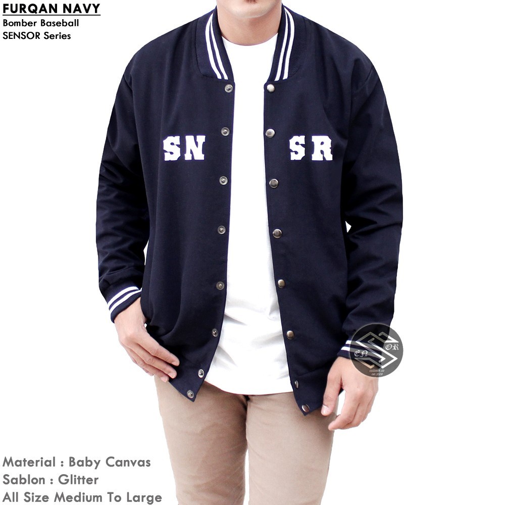 TURUN HARGA ! Jaket Bomber Canvas Pria Bomber Furqan Sensor Cowok Terbaru Murah / Jaket Motor / Jaket Bomber / Jaket Elegant