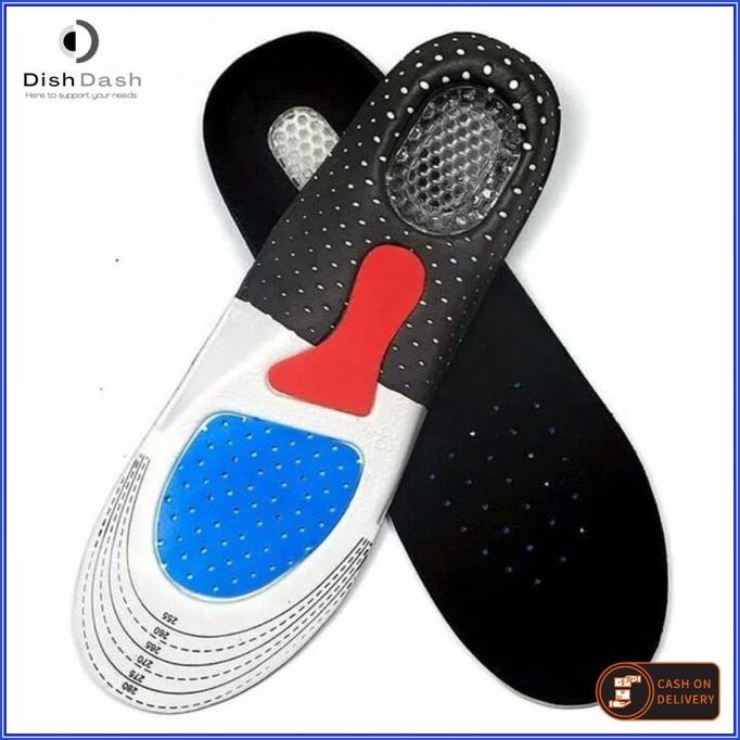 [BAYAR DI TEMPAT] 1 Pasang Insole Sepatu Gel Orthotic Shock Absorb Untuk Kaki Nyaman dan Anti BAU - Dengan Teknologi Shock Absorb Gel Orthotic Empuk dan Nyaman di Kaki