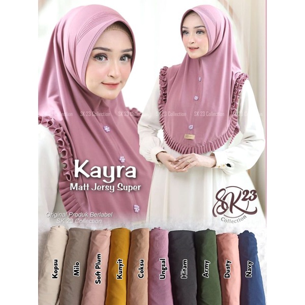 jilbab brand sk 23 collection/hijab lipit