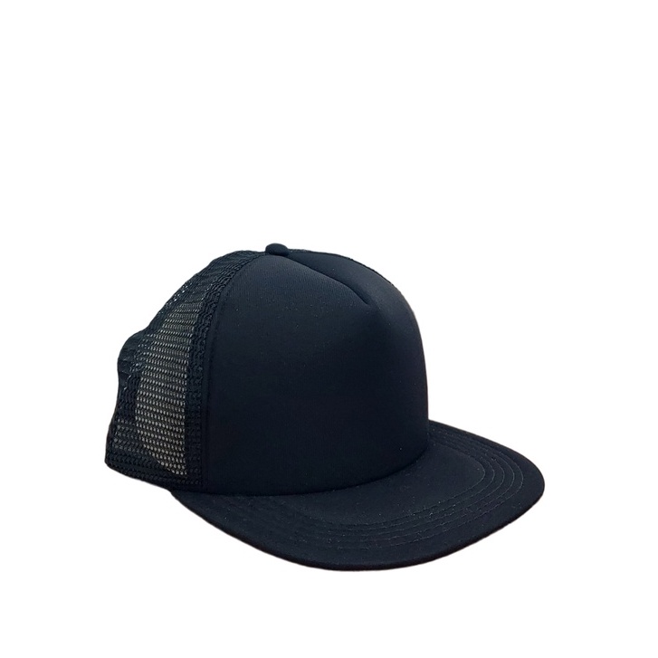 Topi Hiphop Jaring Polos / Topi Snapback Jaring Polos Trucker Hat Laki Perempuan Kualitas Distro Premium