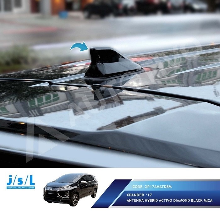 [BISA COD] Antena Shark Fin / Antena Radio Hiu Jsl Mitsubisi Xpander / Perlengkapan Variasi Mobil Mu