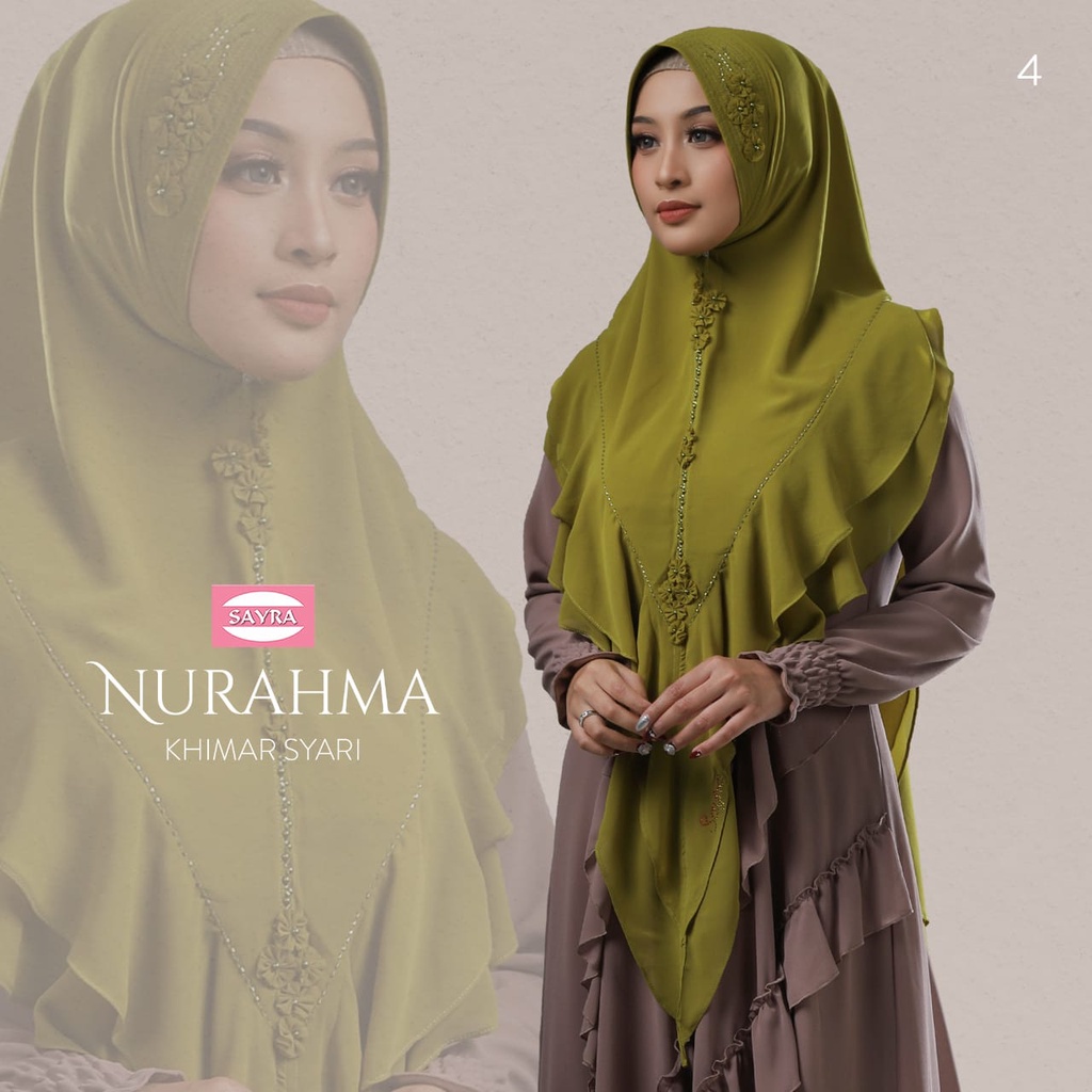 Jilbab Syari Khimar Nurahma Ori Sayra SAYRA1