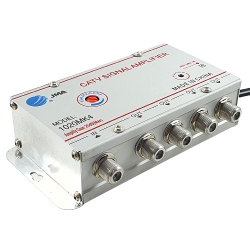 Booster Antena TV CATV Signal Amplifier JMA 4 way 20db