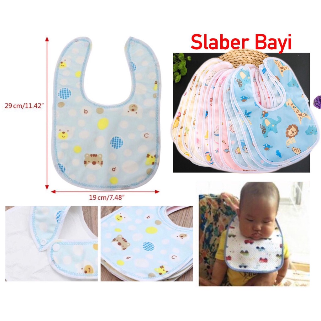 Celemek kain Bayi Slaber Bayi Celemek Makan Bayi Slabber Bayi