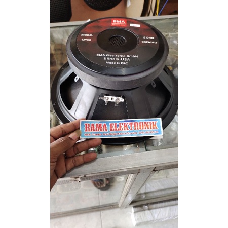 SPIKER SPEAKER BMA 12900 SPEAKER BMA 12900 12 INCHI COIL 3 INCHI MIDLOW SUB BMA 12 900