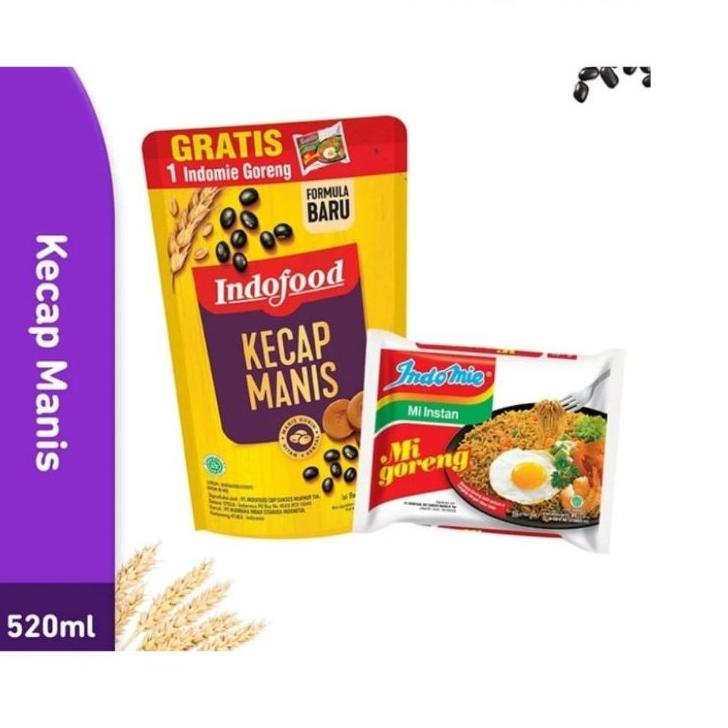 

Buruan Dapetin--Kecap Indofood 550ml (versi lama) / 520ml(versi baru) pouch dan gratis indomie goreng 1 pcs