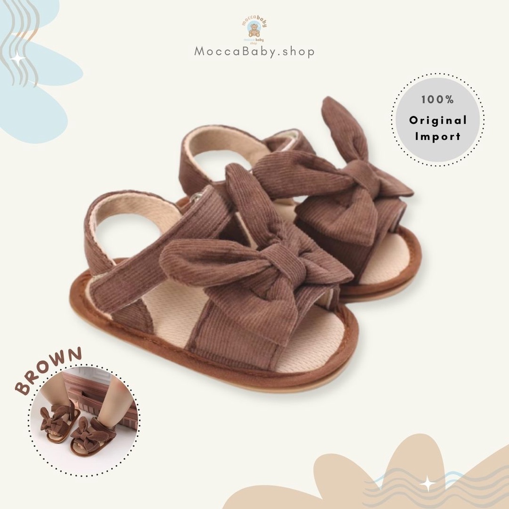 MBSS - PREWALKER Sepatu Anak Bayi Baby Shoes Sandal Casual Socks Anti Slip Bahan Import / BUNNY BITES