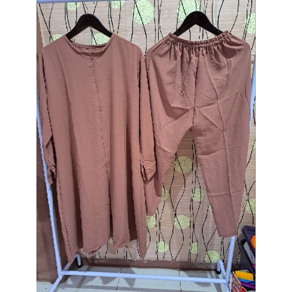 sale stok setelan crinkle stok terakhir