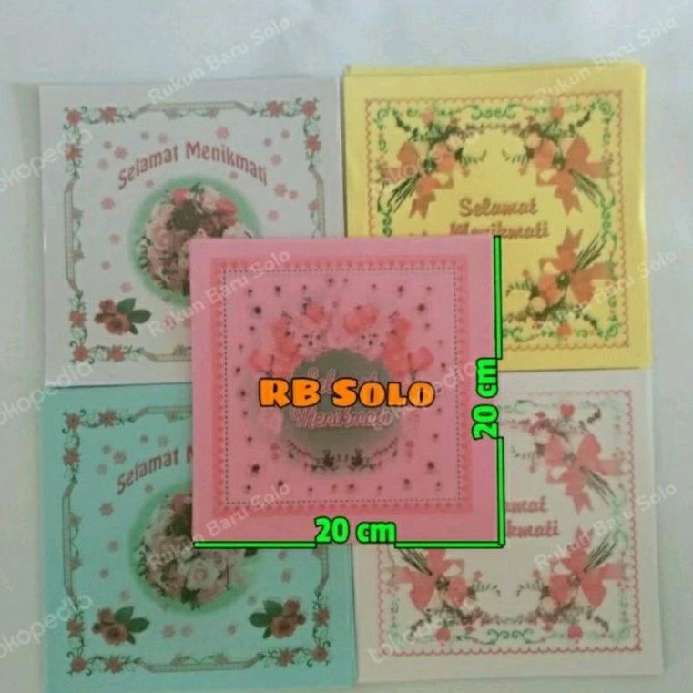 Kertas Makan Selamat menikmati isi 350 lbr