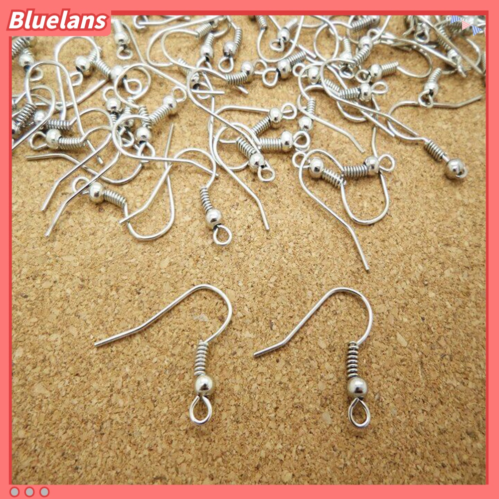 100 / 500 Pcs Kait Coil Anting Untuk Membuat Perhiasan