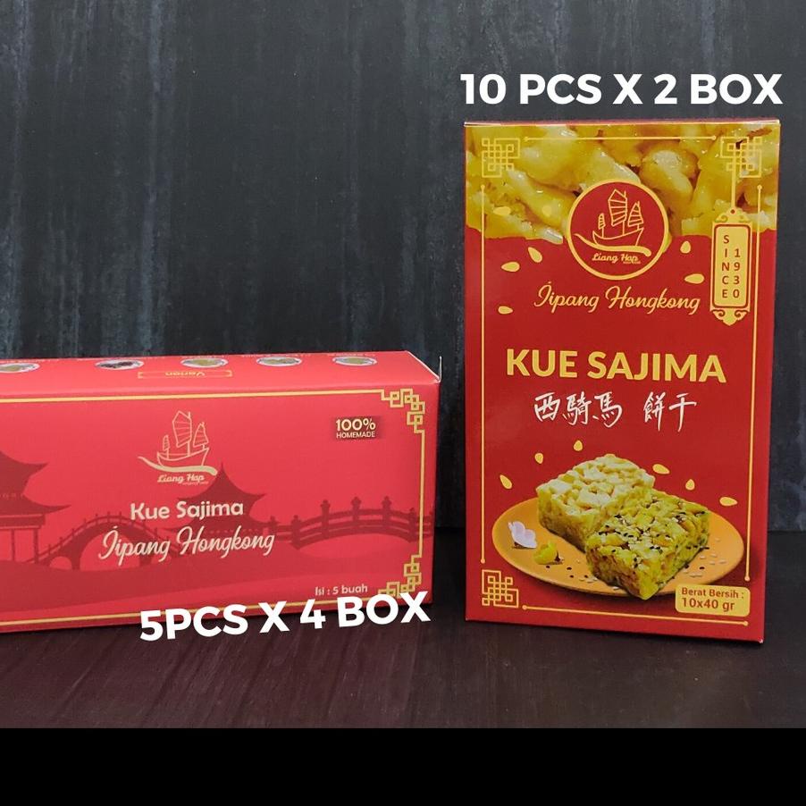 

10.10 10 pcs Kue Jipang Sajima Original | Best Seller |Oleh Oleh khas Hongkong |Sachima |Sagima 