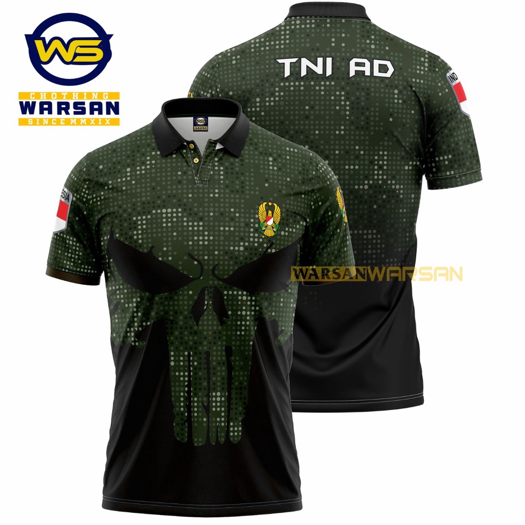 WANGKI TNI AD / KAOS POLO TNI AD / KAOS KERAH TNI AD / JERSEY WANGKI TNI AD FULLPRINTT