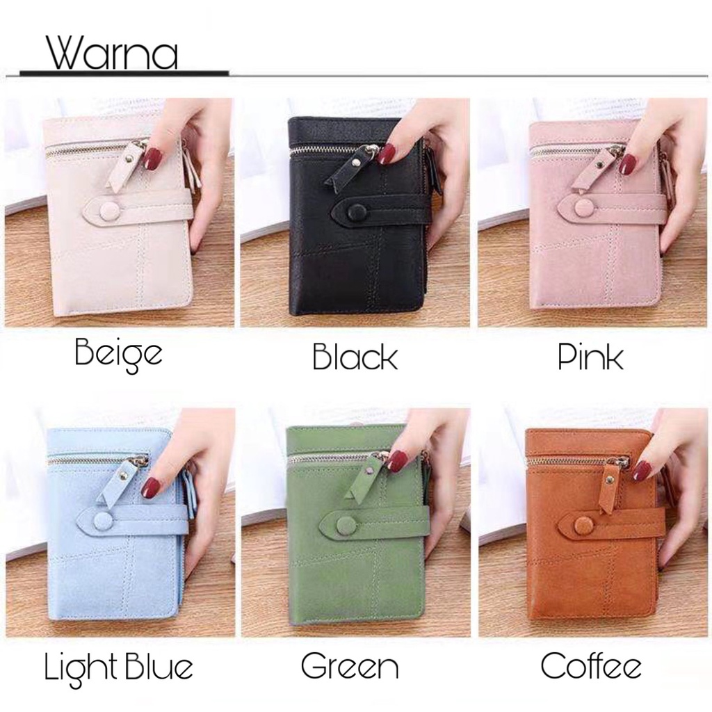 Khatin Dompet Pendek Wanita / Remaja / Dewasa / Dompet Lipat / Terbaru 2022 / Murah / Terbaik / Import -528