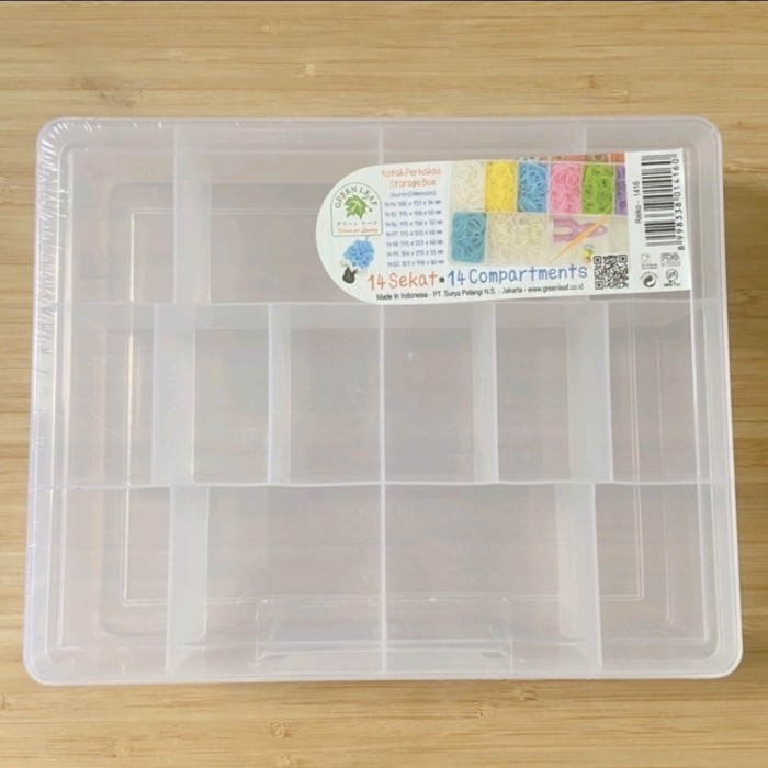 Kotak Perkakas 14 Sekat GreenLeaf 1416/ 14 Box Container Compartments