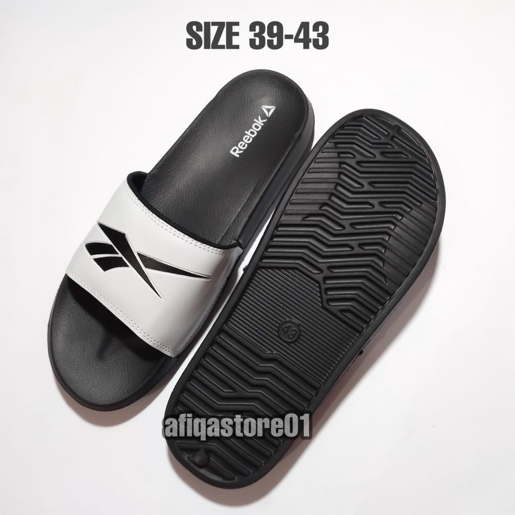 Sandal Pria Wanita Terbaru Anti Slip Bahan Karet Lentur Sandal Slop Full Black