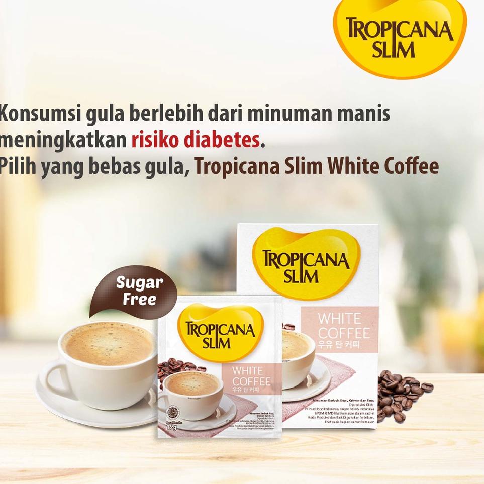 

TRX6c6Bq--Tropicana Slim White Coffee 4 Sachet - Kopi Susu Nikmat Tanpa Gula Pasir