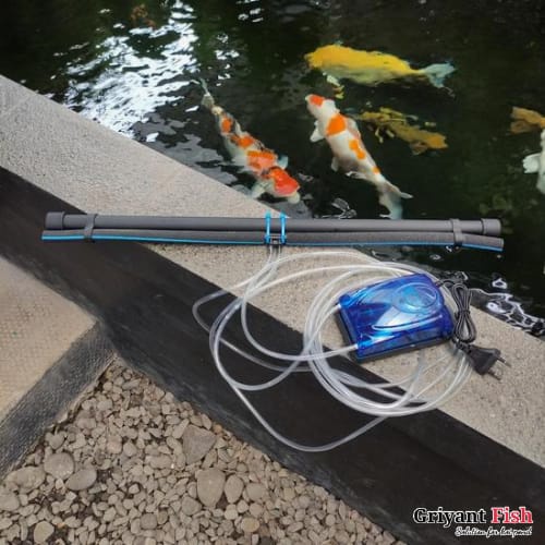 Uniring Mini Aerasi Akuarium Kolam Koi Pemberat Diffuser Bukan Matala