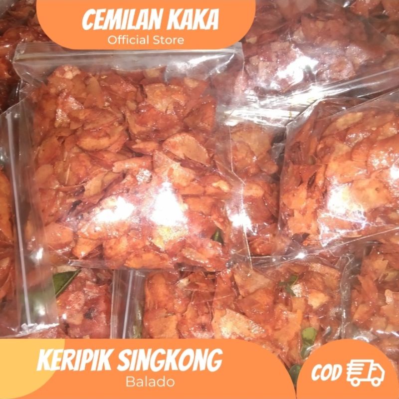 

Keripik singkong sambel balado