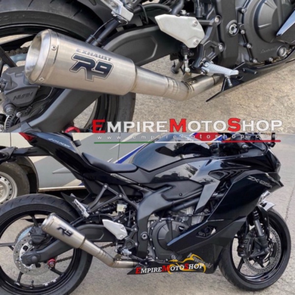 Knalpot R9 M2 Kawasaki ZX 25 R ZX25R Fullsystem Titanium Limited