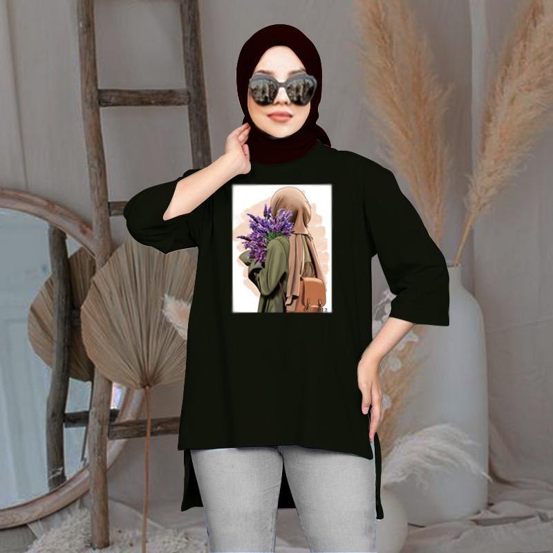 FC - TUNIK BASIC OVERSIZE WANITA HIJAB'S VARIASI 050 DTF