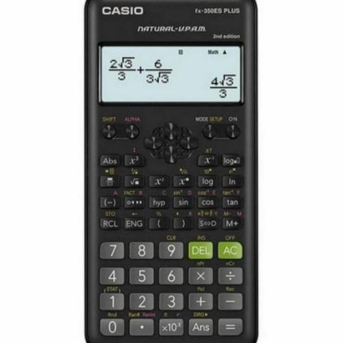 

CASIO FX-350ES PLUS - SCIENTIFIC KALKULATOR / KALKULATOR ILMIAH E8576TRB