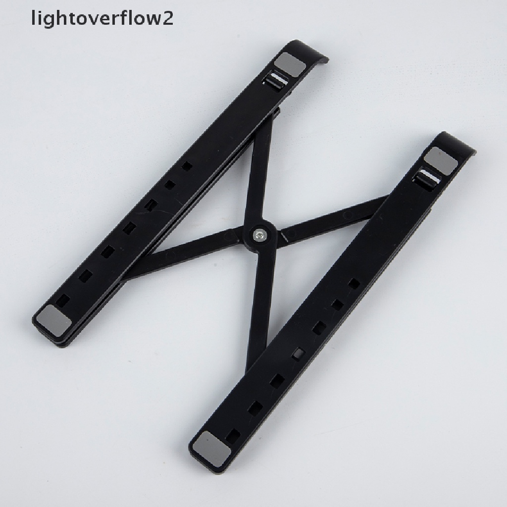 (lightoverflow2) Stand Holder Laptop / Notebook / Tablet Portable Adjustable Bisa Dilipat (ID)