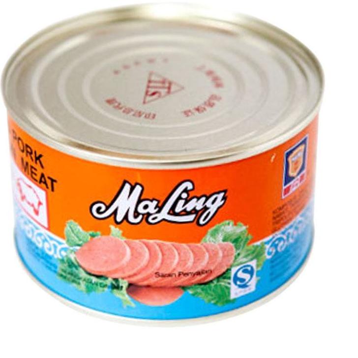 

HOT Product Ma Ling TTS Daging Babi Makanan Kaleng [397 g] 