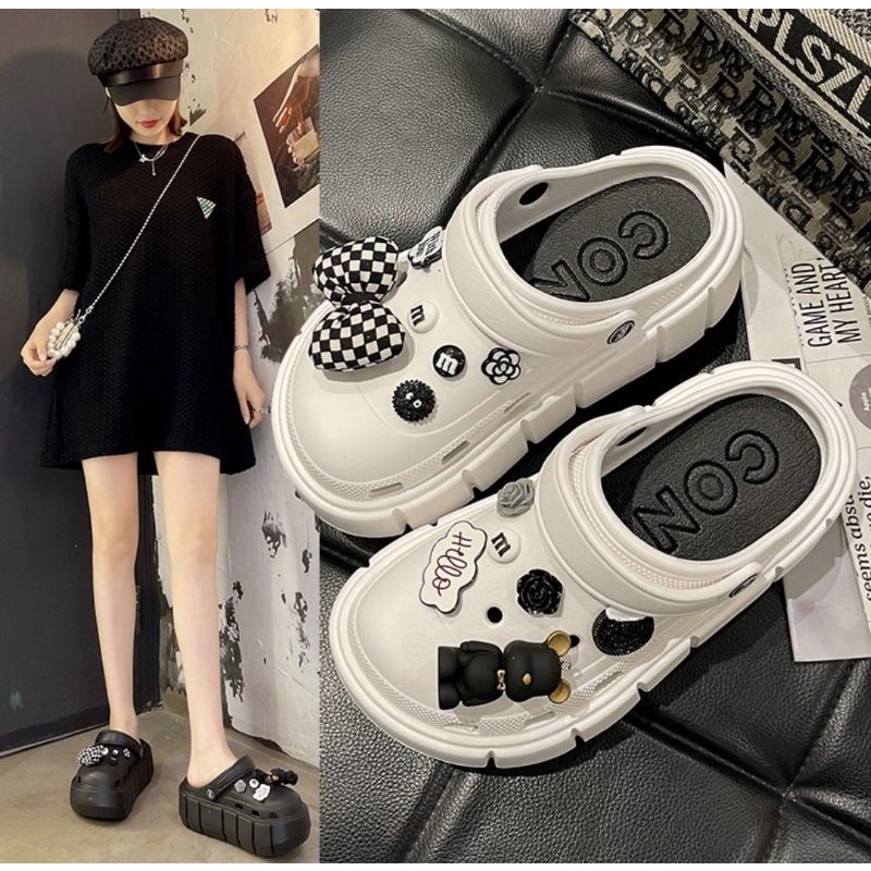 Home-FUJIA Sandal EVA Rubber Wanita Korea/Sandal Slop Baim Kasual Korea