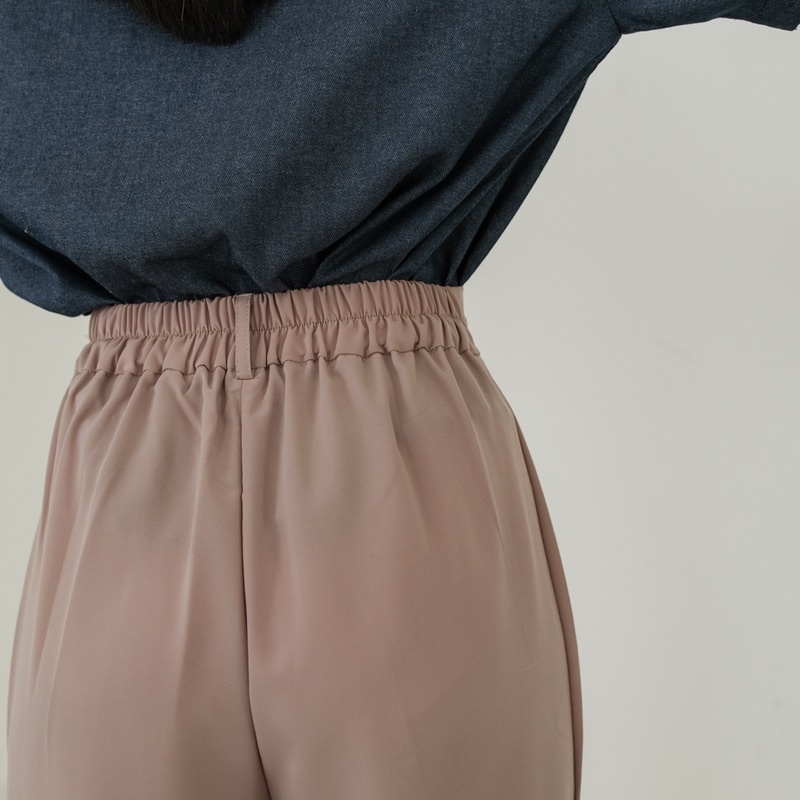 Beige Studio - Nash Pants / Celana Panjang High Waisted Wanita