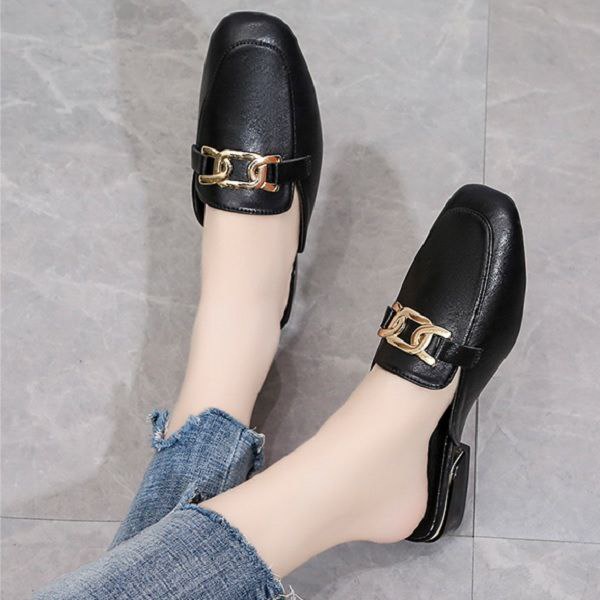 SSX0014 Sepatu Slop Wanita Sandal Mules Fashion Import Sanzeil Abigal Ready Jakarta Bisa COD (With Box)