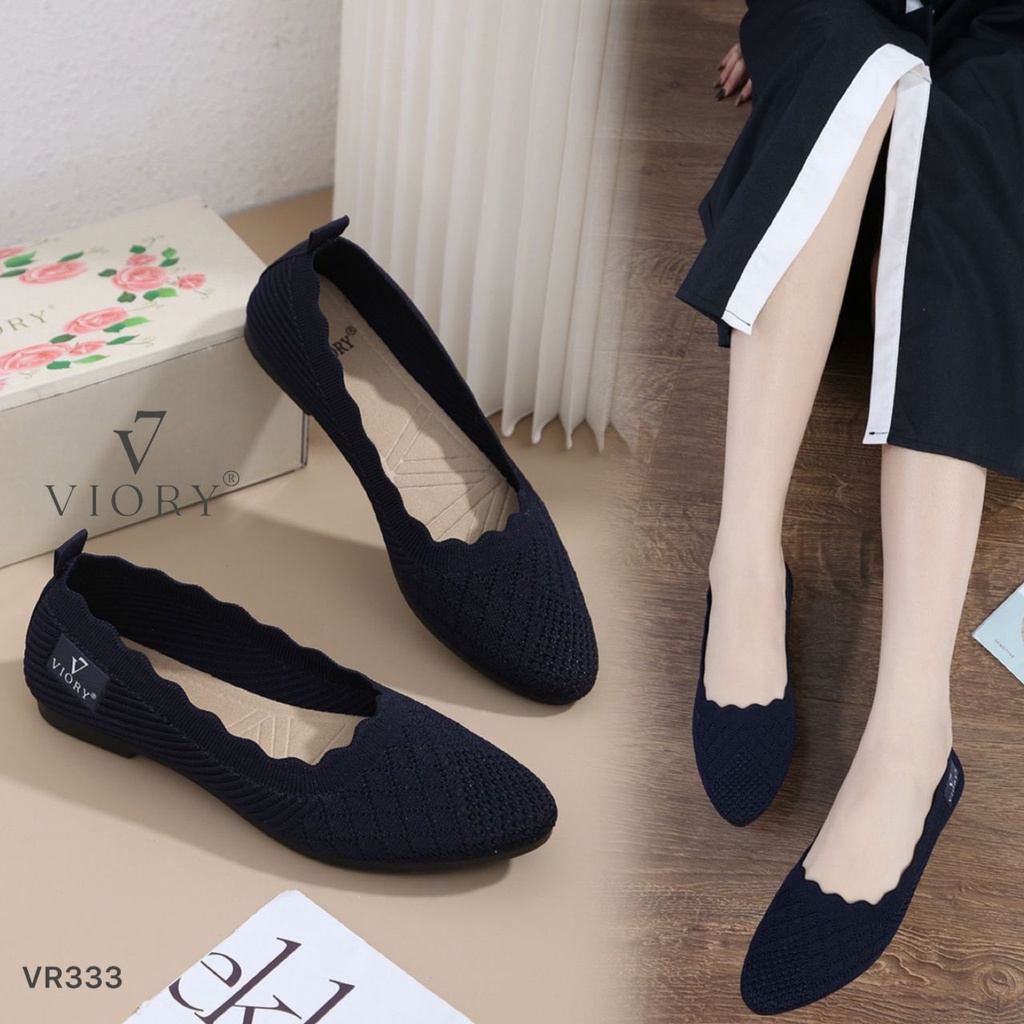 VIORY Sepatu Wanita Flat Shoes #VR333 ORIGINAL