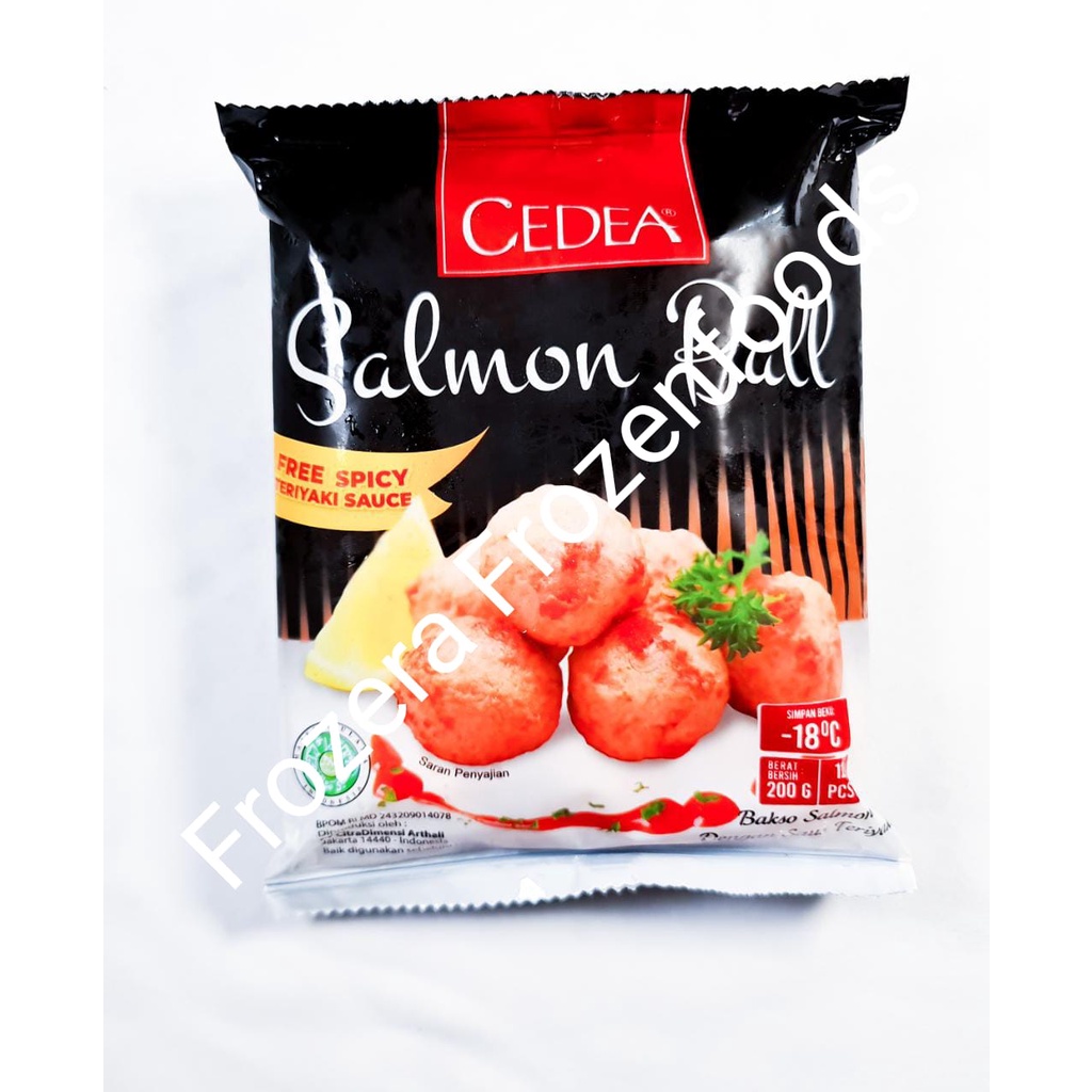 

❄LANGSUNG KIRIM❄ CEDEA SALMON BALL 200gr / Bola Salmon / Frozenfoods Murah