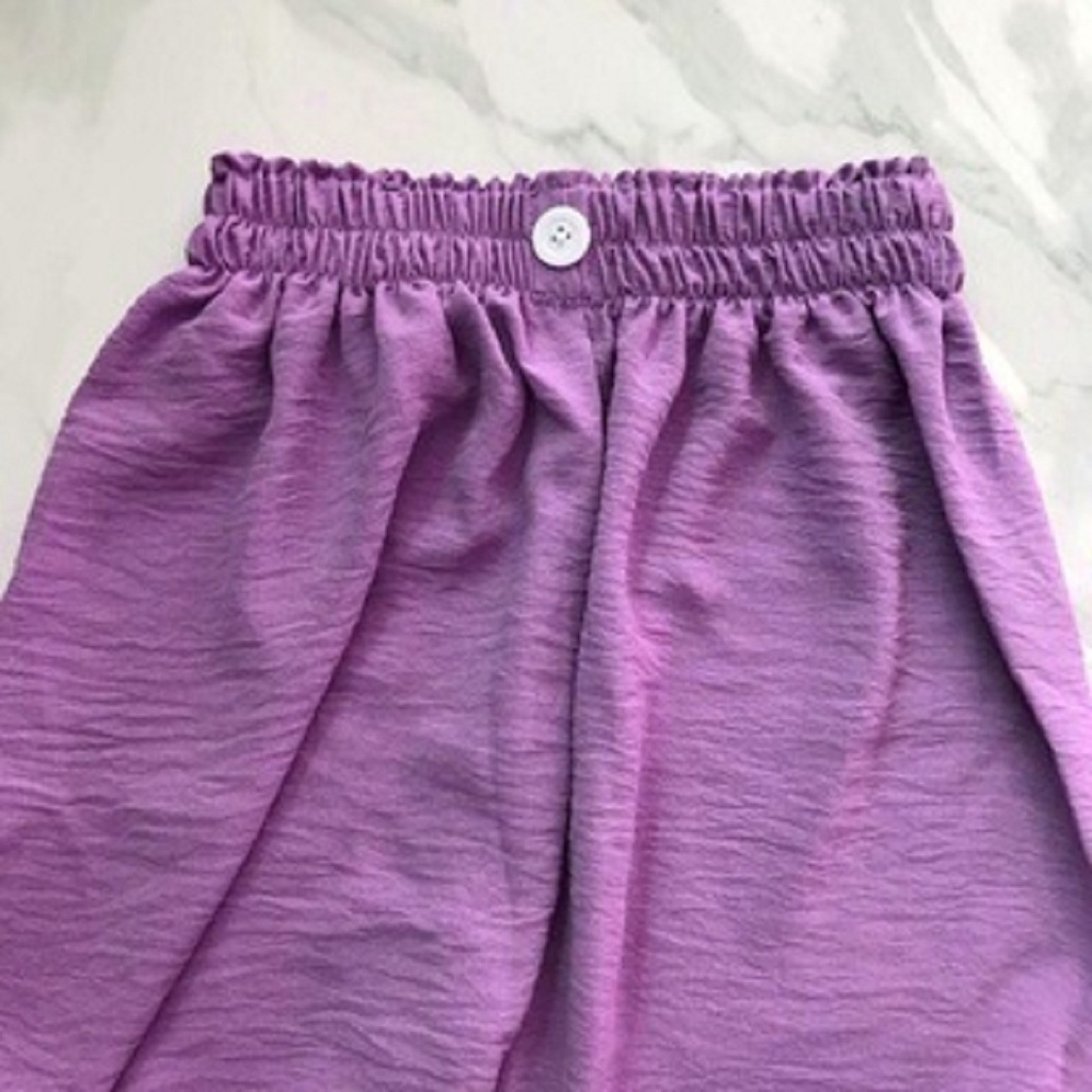 Button Pants / Kulot Crinkle Highwaist Kancing Depan / Celana Wanita Bahan Cringkel Terbaru / Kulot Crinkle Airflow Premium / Celana Kulot Crinkle airflow Jumbo Premium Tebal