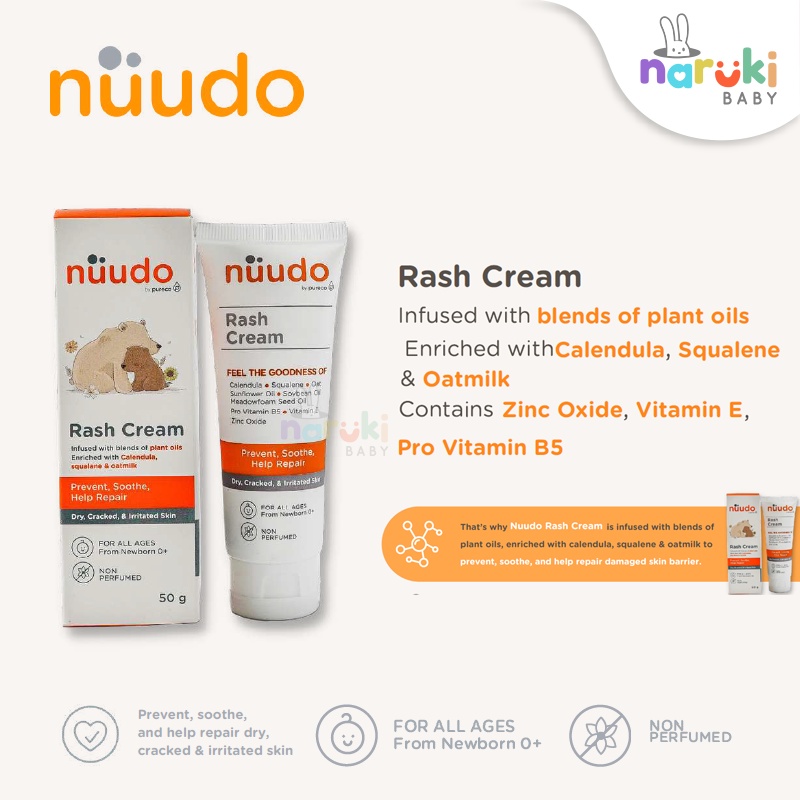 Nuudo Rash Cream 50gr by Pureco