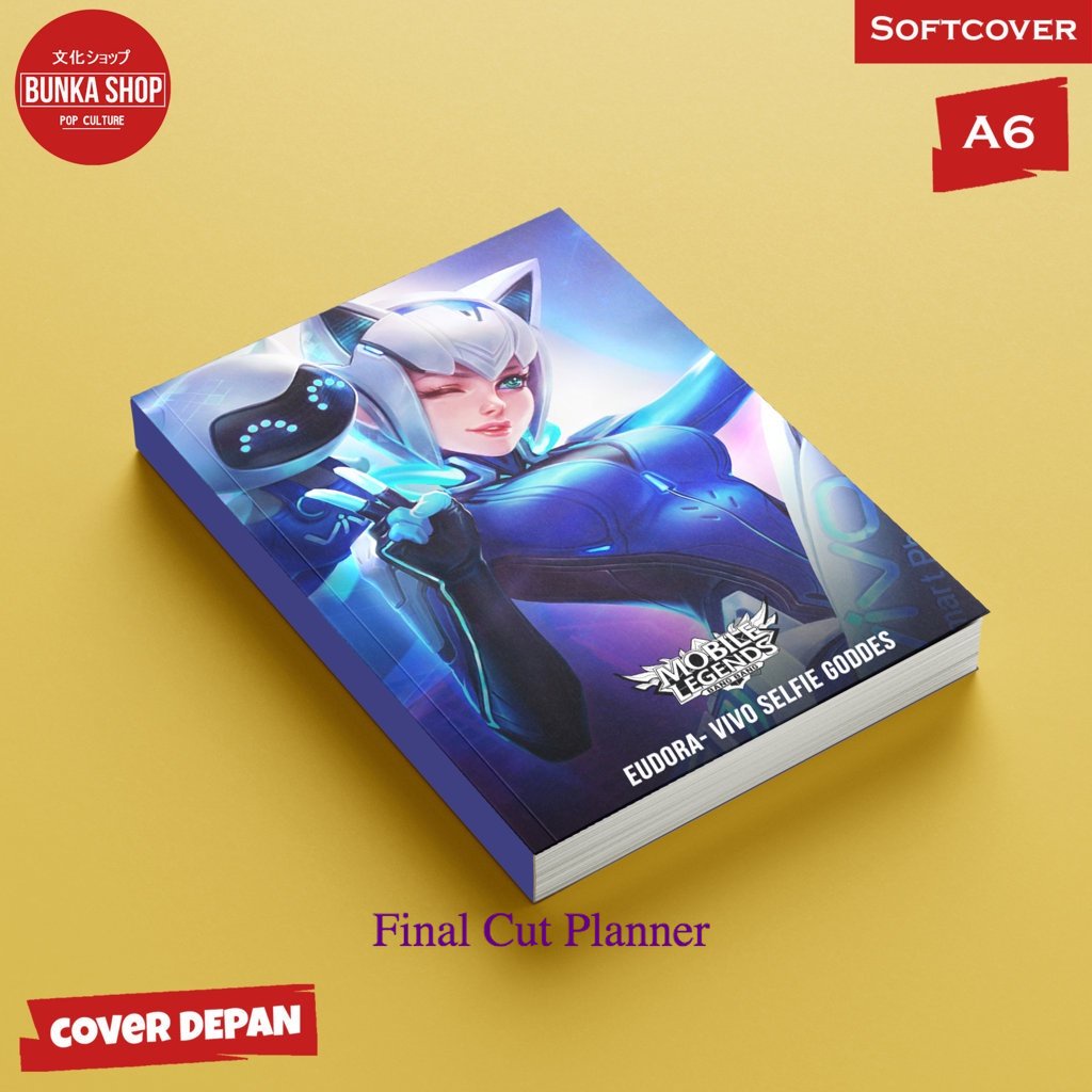 

Pocket Note Mobile Legends Eudora Vivo Selfie Goddes Softcover A6 Buku Tulis catatan Notes Agenda Planner Jurnal .
