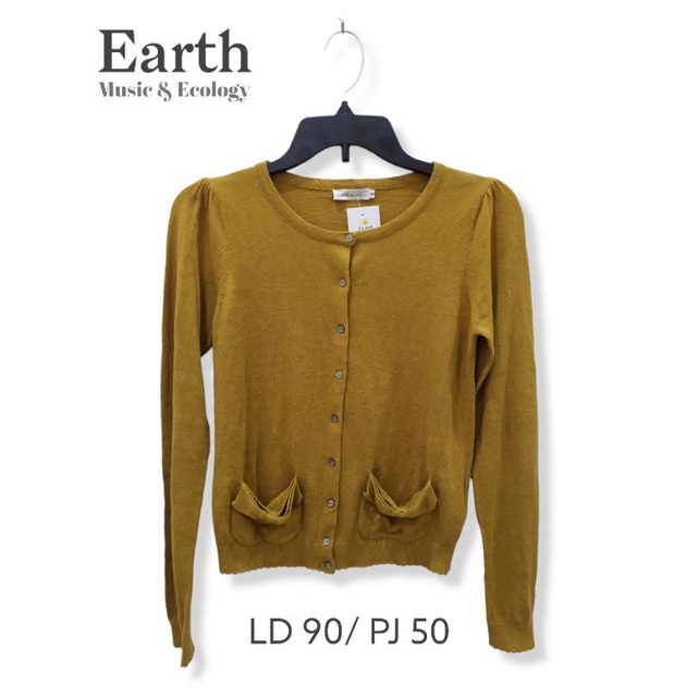 THRIFT CARDIGAN Brand EARTH music & Ecology ORI