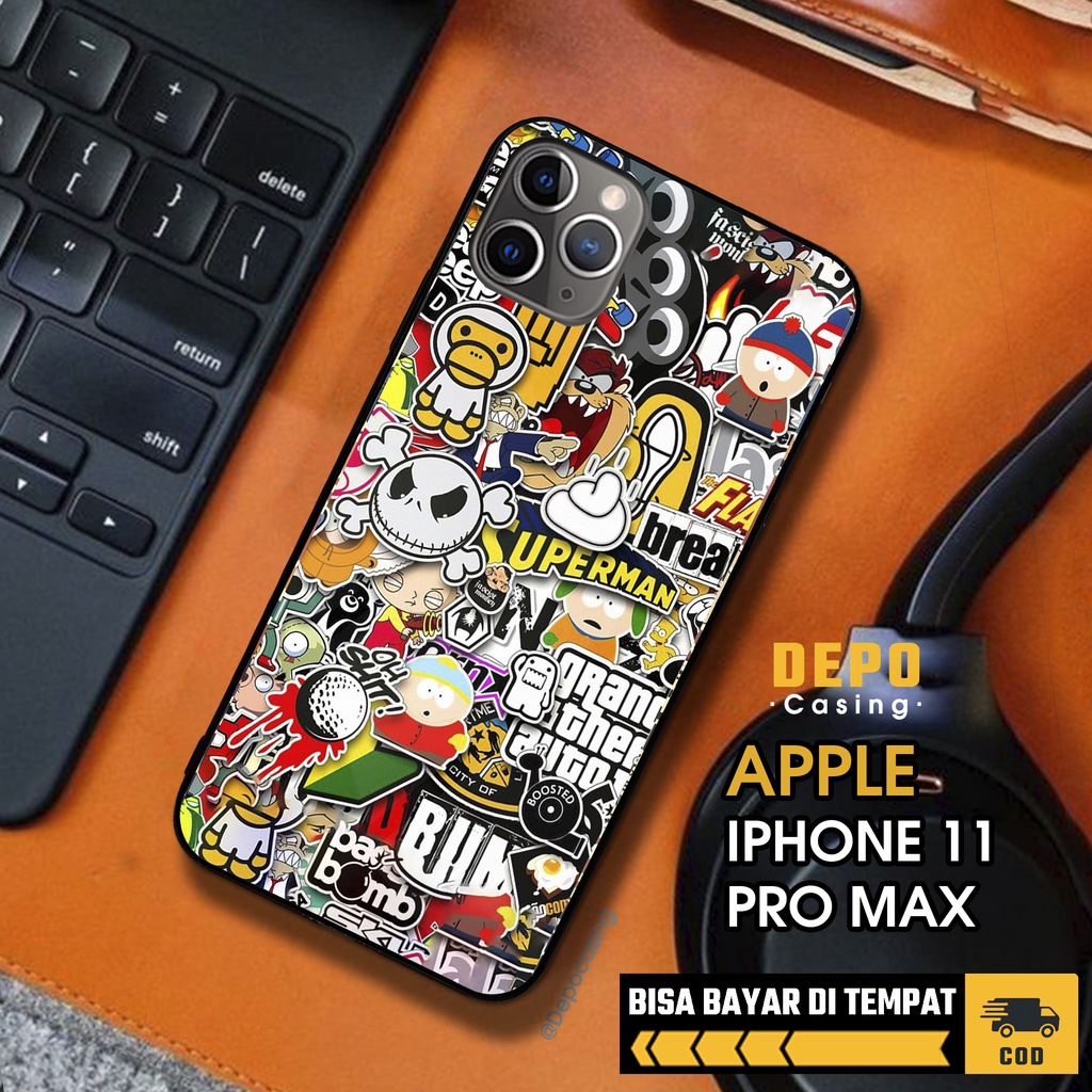 Case Iphone 11 Pro Max Casing Hp Iphone 11 Pro Max Depo Casing [GRFY] Premium Glossy Case Aesthetic 
