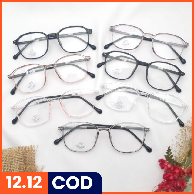 [BISA COD] Kacamata 2127 l Ganti Lensa Minus l Anti Radiasi...