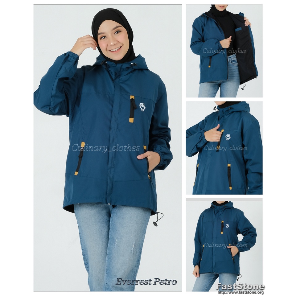 Jaket pria wanita jumbo IKC 002 distro cbr six Bandung keren grosir pakaian pria H0D7 jacket jaket parasut parasit jaket gunung pria wanita WATERPROOF ORIGINAL FCF
