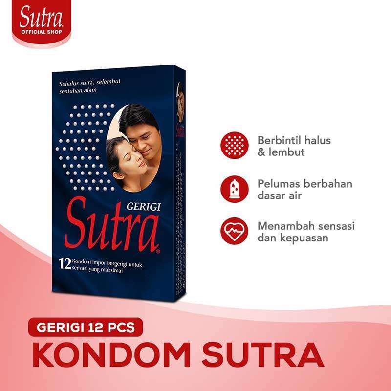 Kondom Sutra Gerigi Isi 12 Pcs