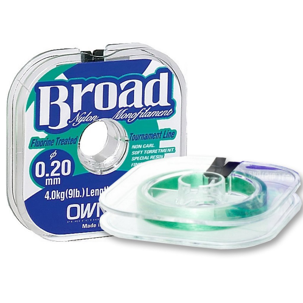 Senar Pancing Tahan Kriting Owner Broad 0.08 mm 0.10mm 0.12 mm 0.14 mm 0.16 mm 1.6 lb 3.3 lb 5 lb 6 