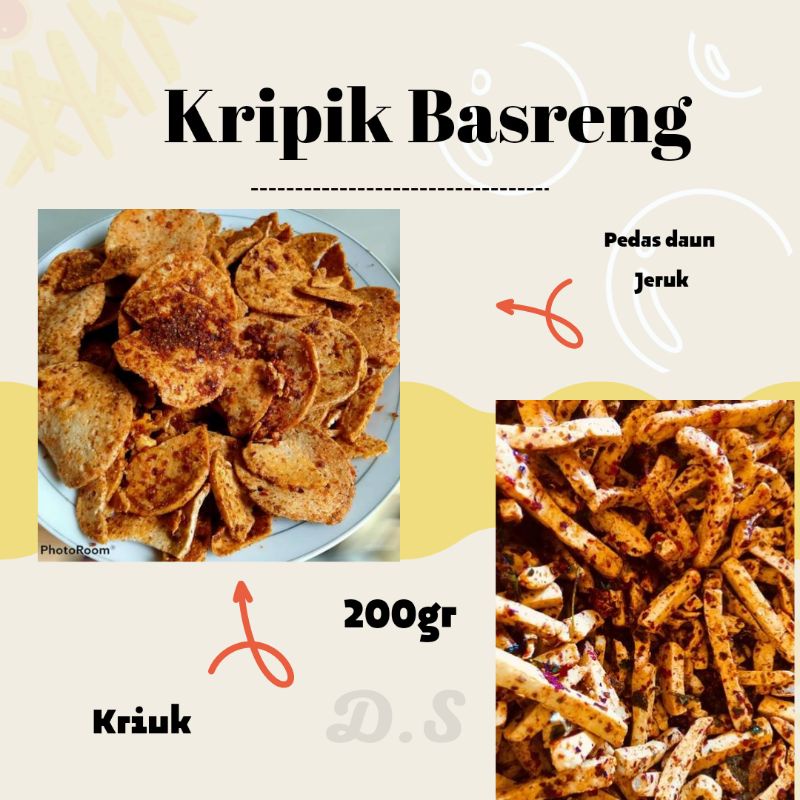 

Basreng / Basreng daun jeruk / basreng pedas